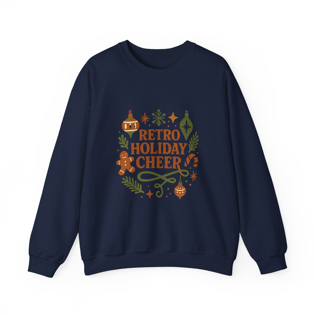 Holiday Sweatshirt — Retro Holiday Cheer Crewneck