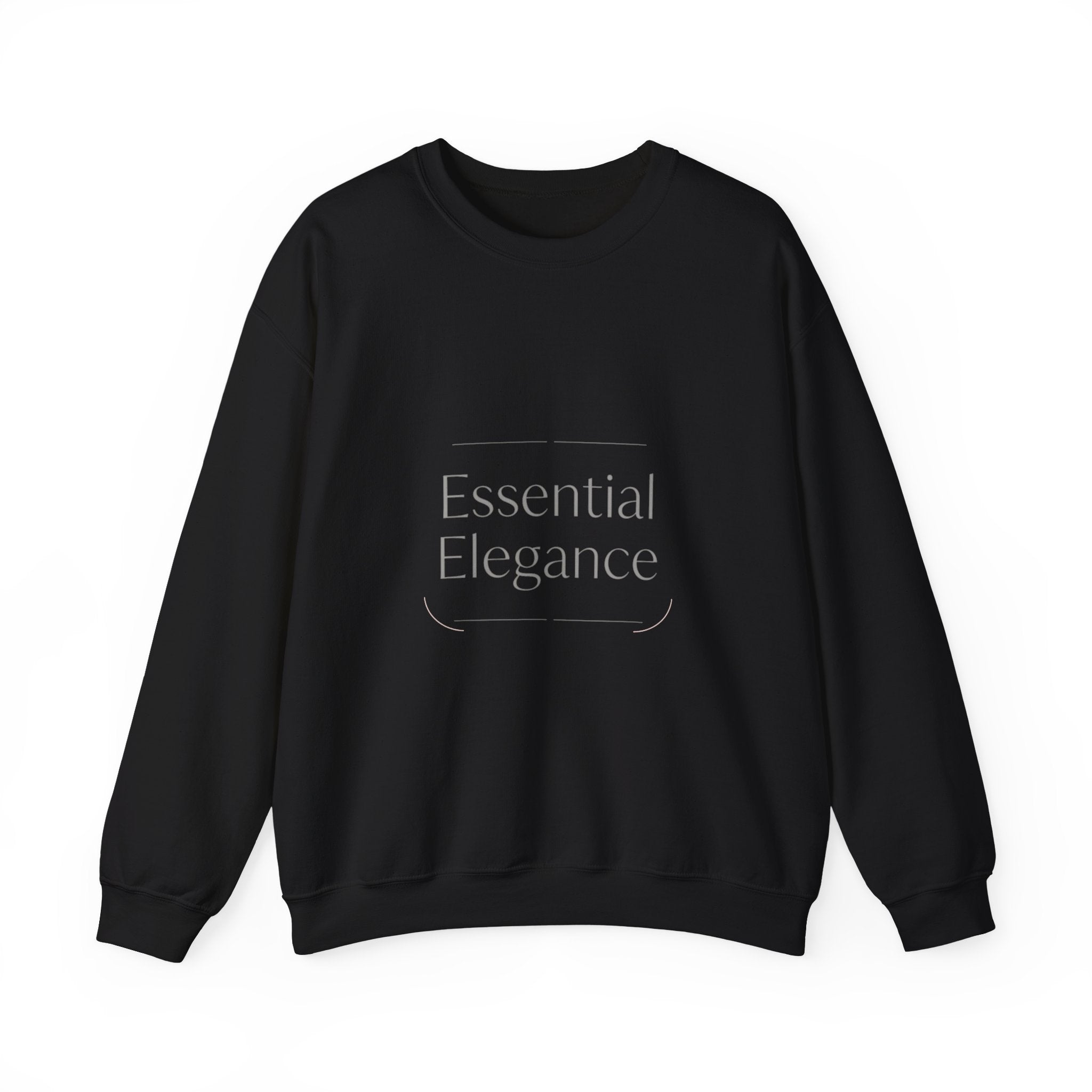 Crewneck Sweatshirt - "Essential Elegance" Minimalist White Luxe Pullover