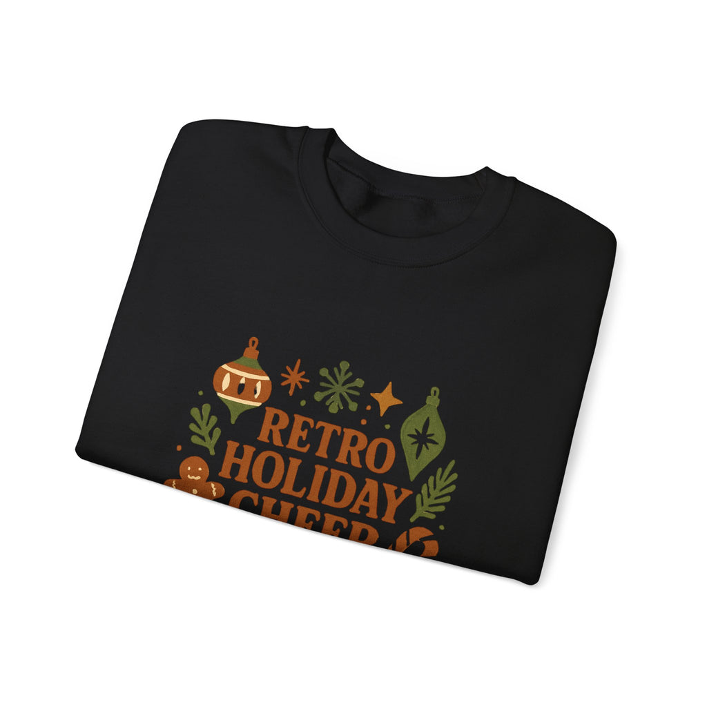 Holiday Sweatshirt — Retro Holiday Cheer Crewneck