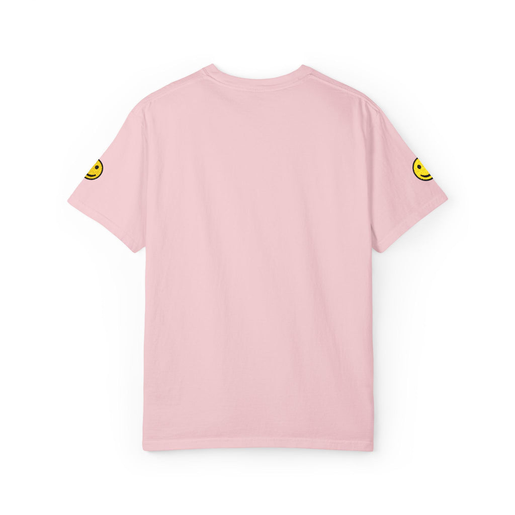 Smiley Face Unisex Garment-Dyed T-shirt