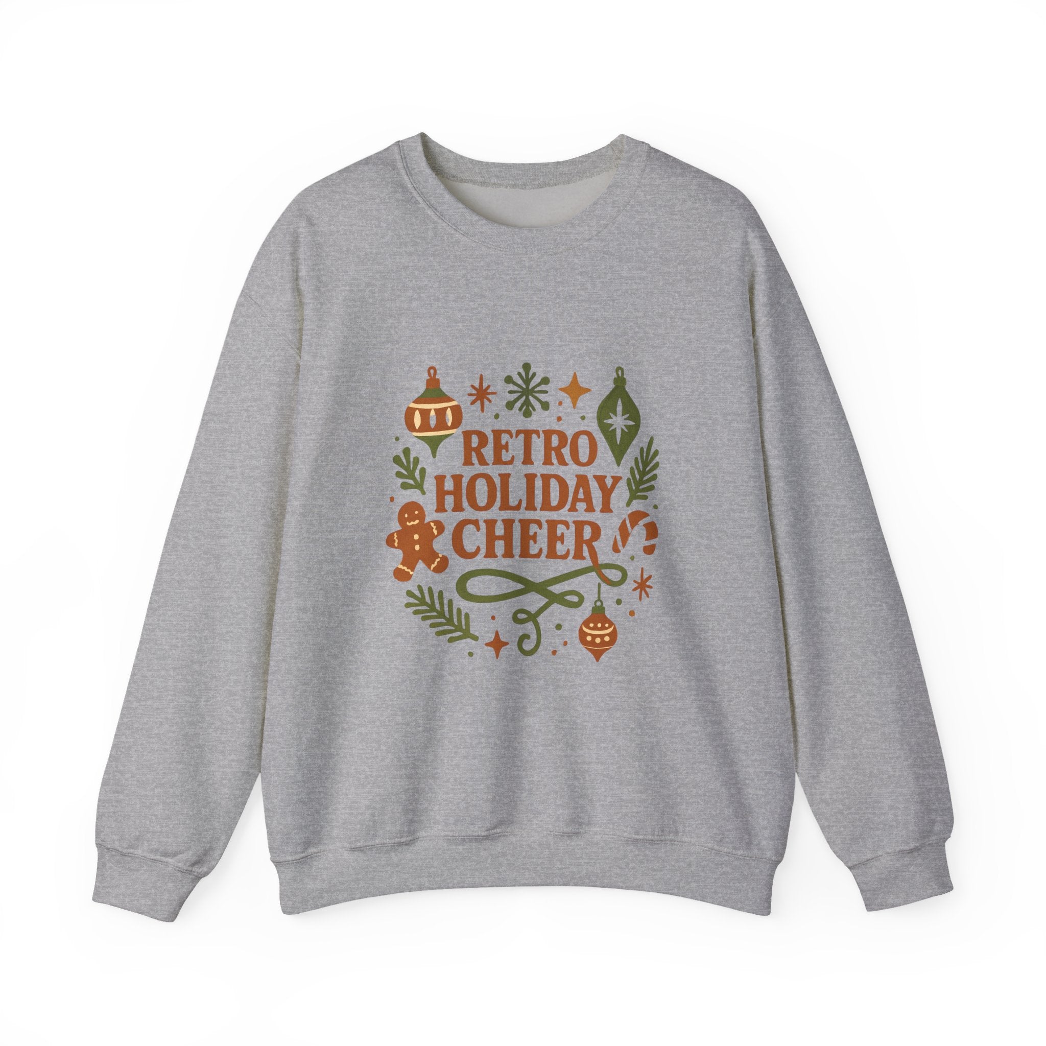 Holiday Sweatshirt — Retro Holiday Cheer Crewneck