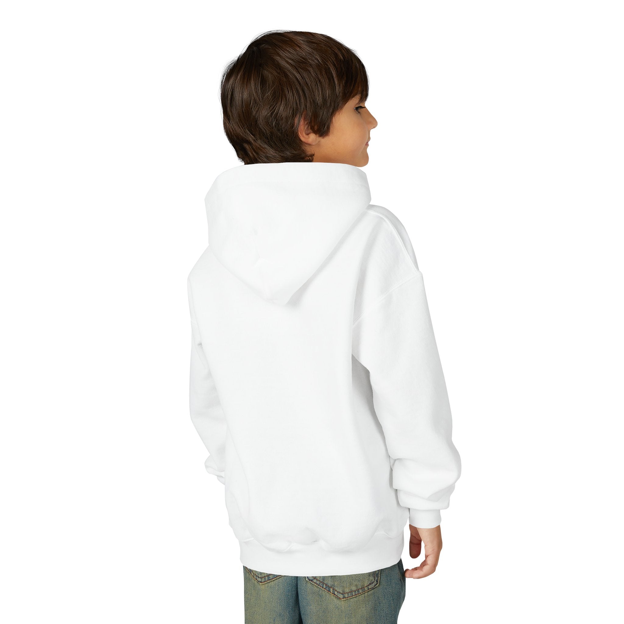 Festive Youth Hooded Sweatshirt with Santa Stitch Design, Holiday Sweatshirt, Christmas Gift, Kids Hoodie, Cute Winter Apparel, [...]