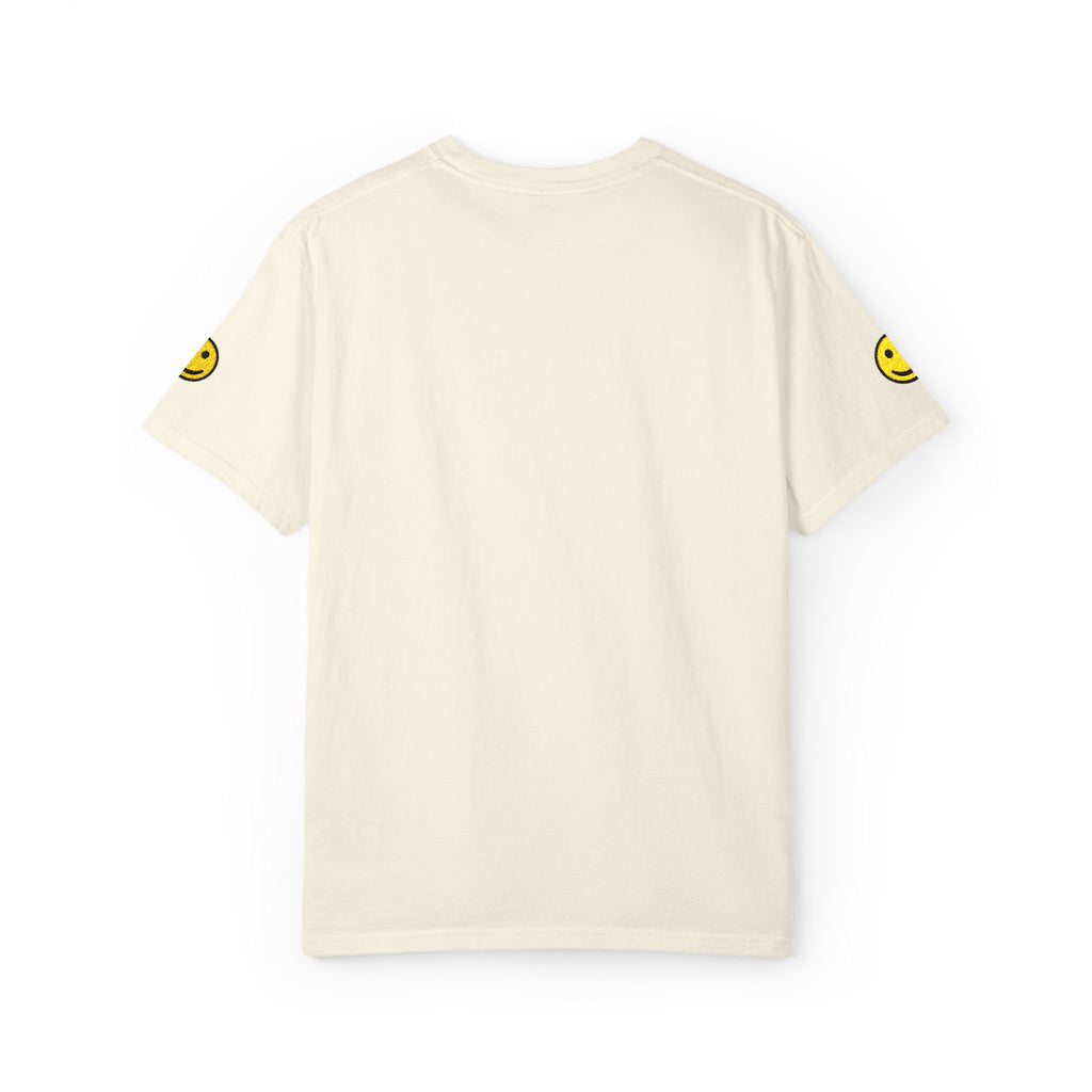 Smiley Face Unisex Garment-Dyed T-shirt