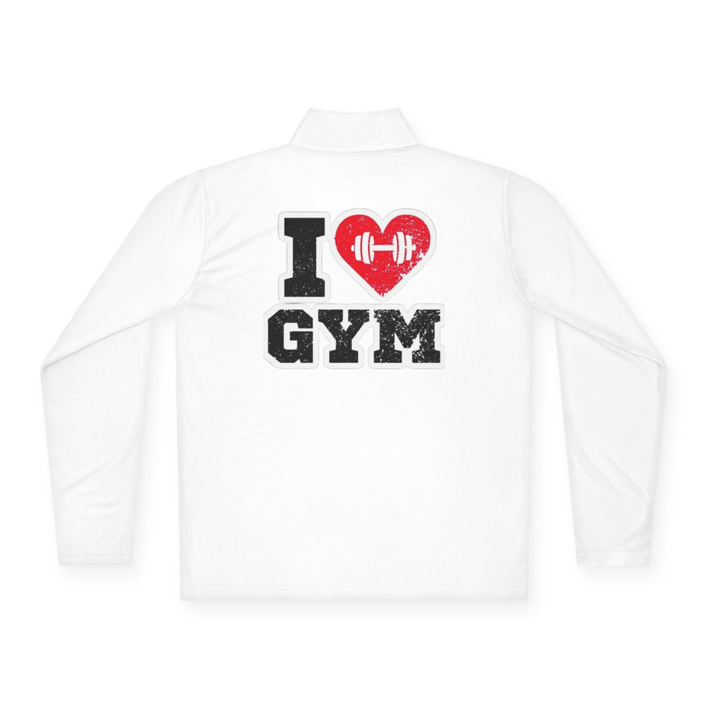 I Heart Gym Unisex Quarter-Zip Pullover