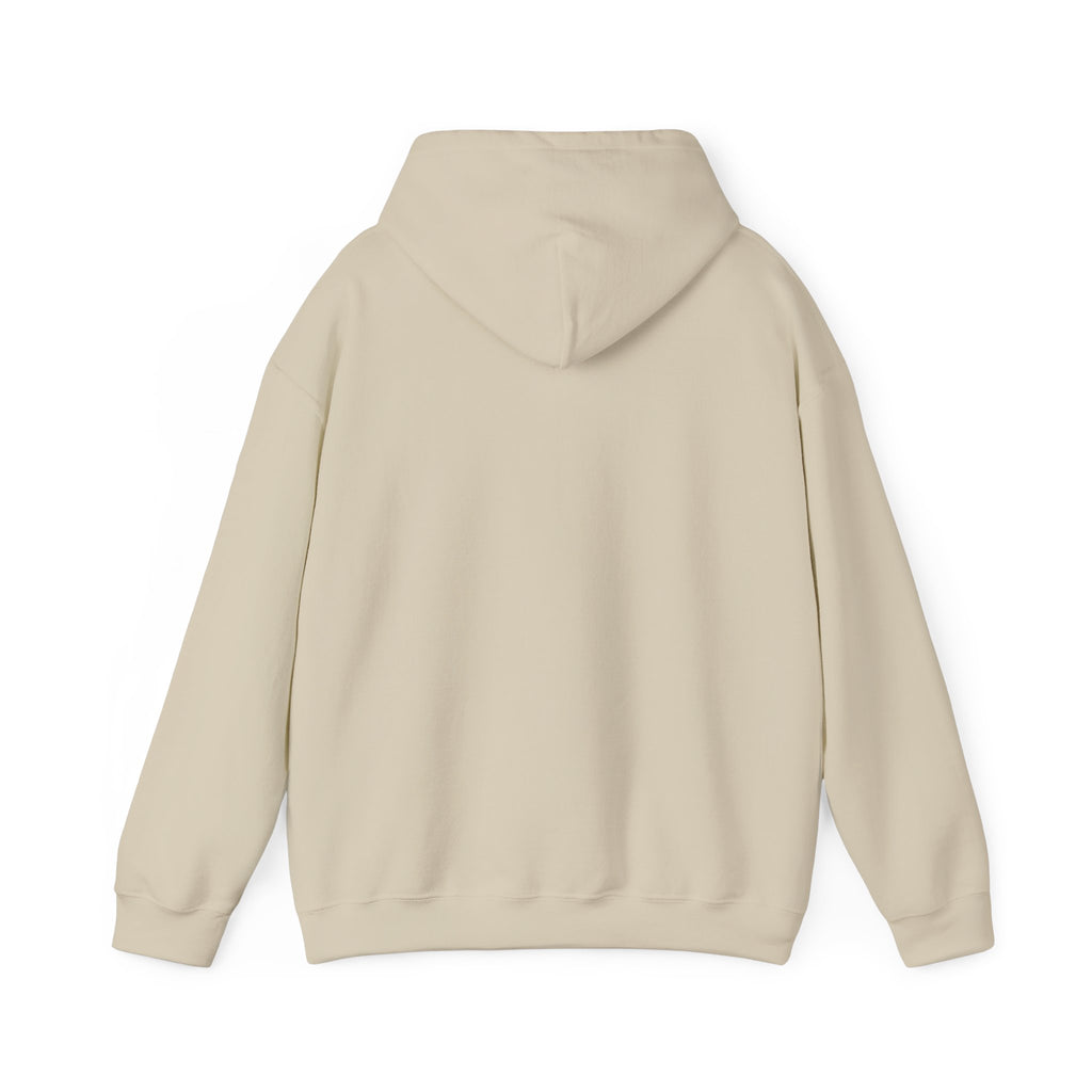 Essential Elegance Hoodie — Minimalist White Pullover with Subtle Script