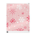 Pink Snowflake Wrapping Paper – Holiday Gift Wrap Roll
