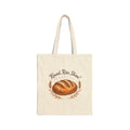 Tote Bag — "Knead, Rise, Shine!" Artisan Bread Canvas Tote