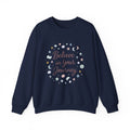 Believe in Your Journey Sweatshirt — Inspirational Pastel Crewneck for Women & Teens