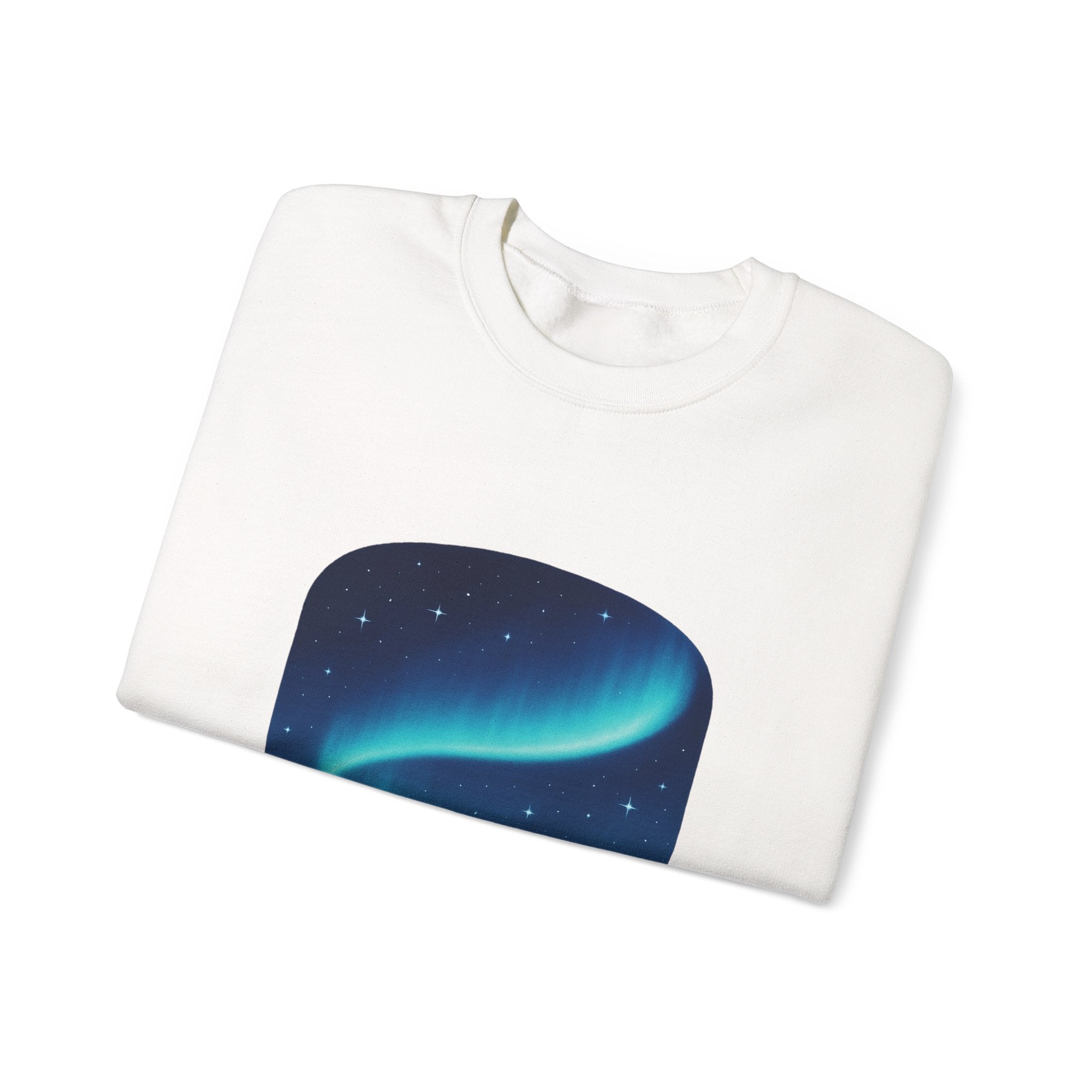 Aurora Night Crewneck Sweatshirt — "A Night to Remember" Graphic
