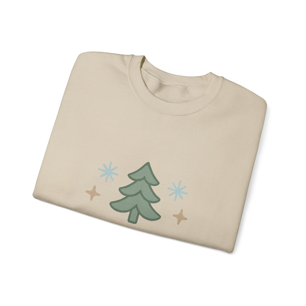 Holiday Kindness Sweatshirt — "Kindness is the Holiday Spirit" Christmas Tree Crewneck