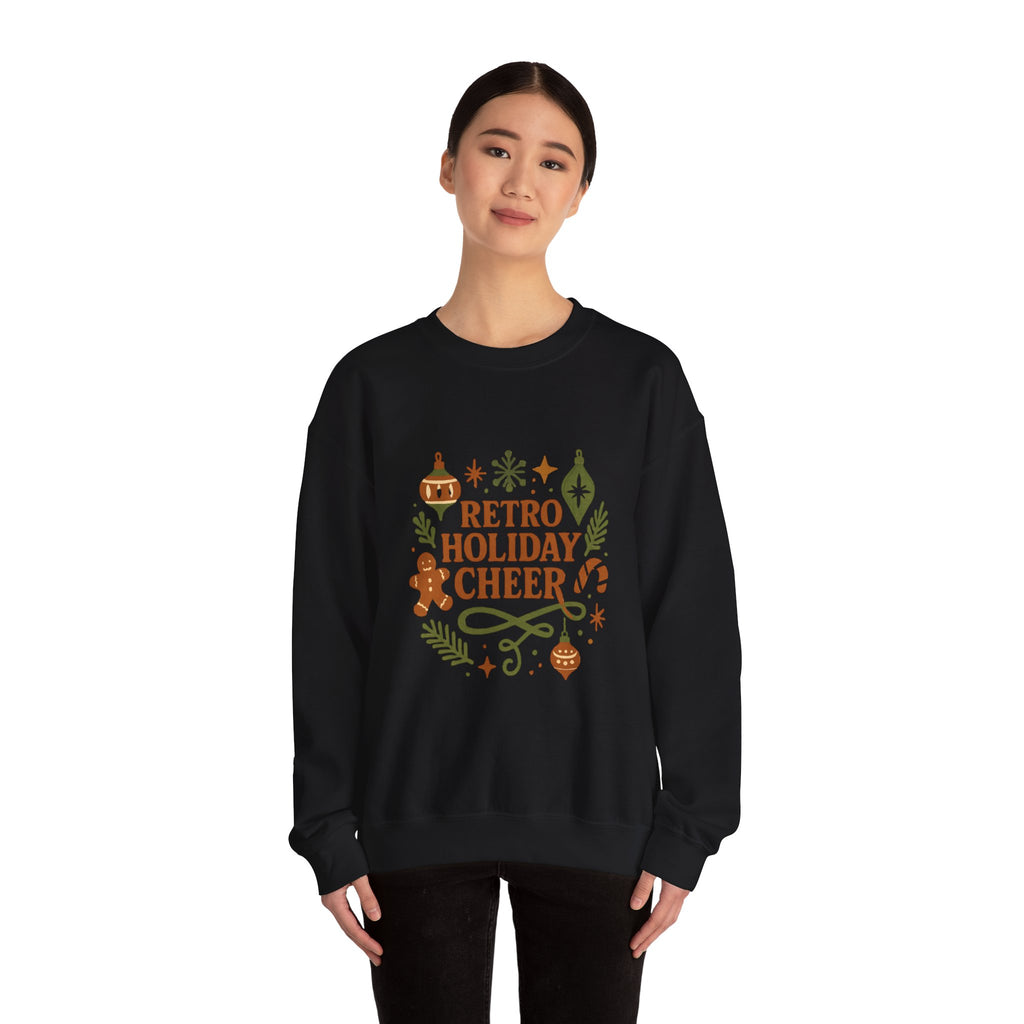 Holiday Sweatshirt — Retro Holiday Cheer Crewneck
