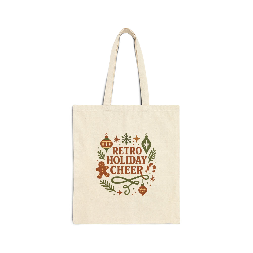 Retro Holiday Cheer Tote Bag