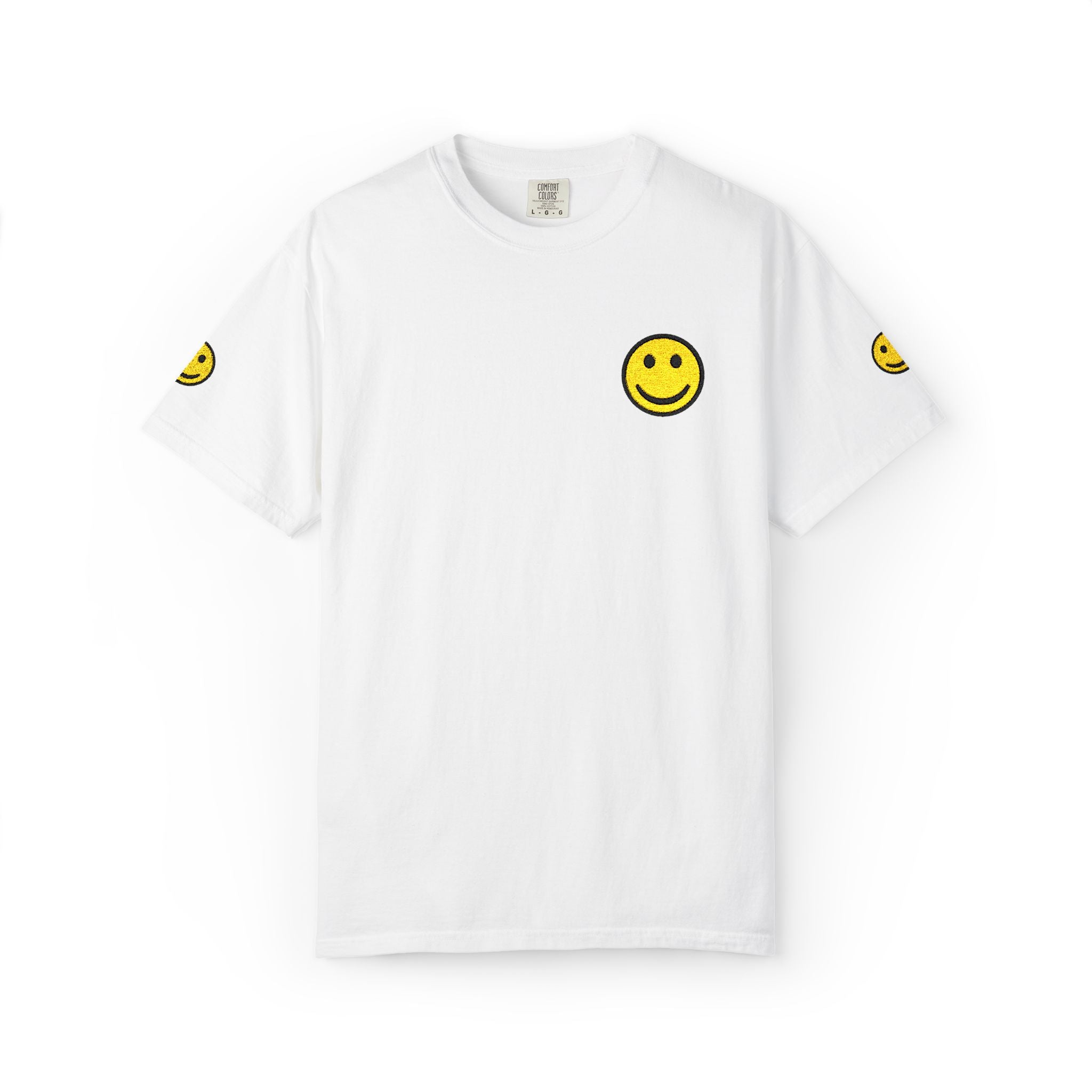 Smiley Face Unisex Garment-Dyed T-shirt