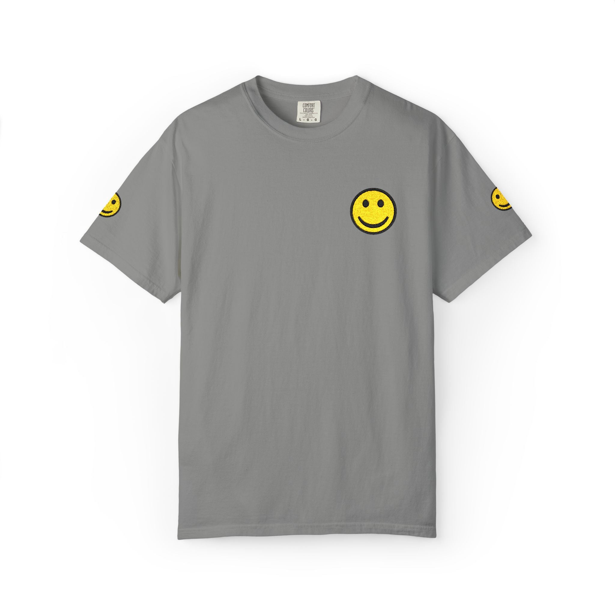 Smiley Face Unisex Garment-Dyed T-shirt