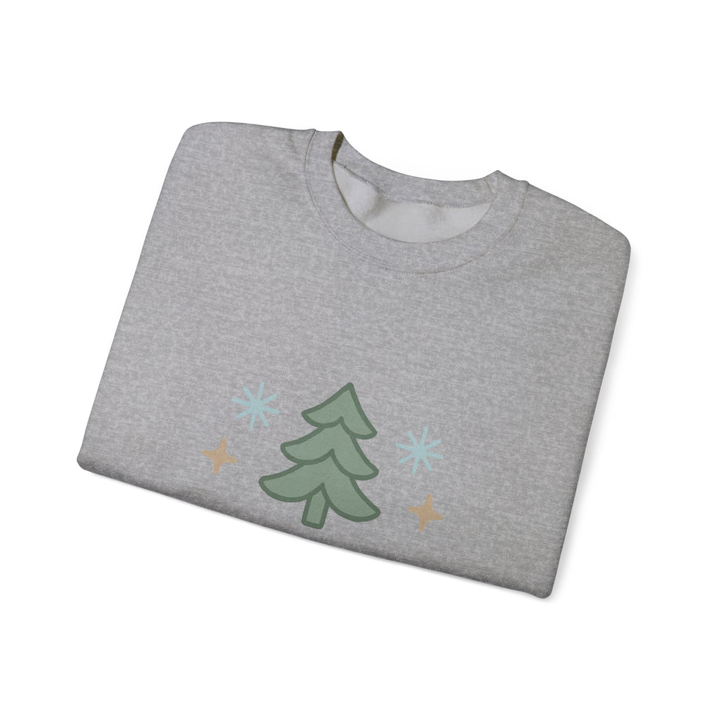 Holiday Kindness Sweatshirt — "Kindness is the Holiday Spirit" Christmas Tree Crewneck