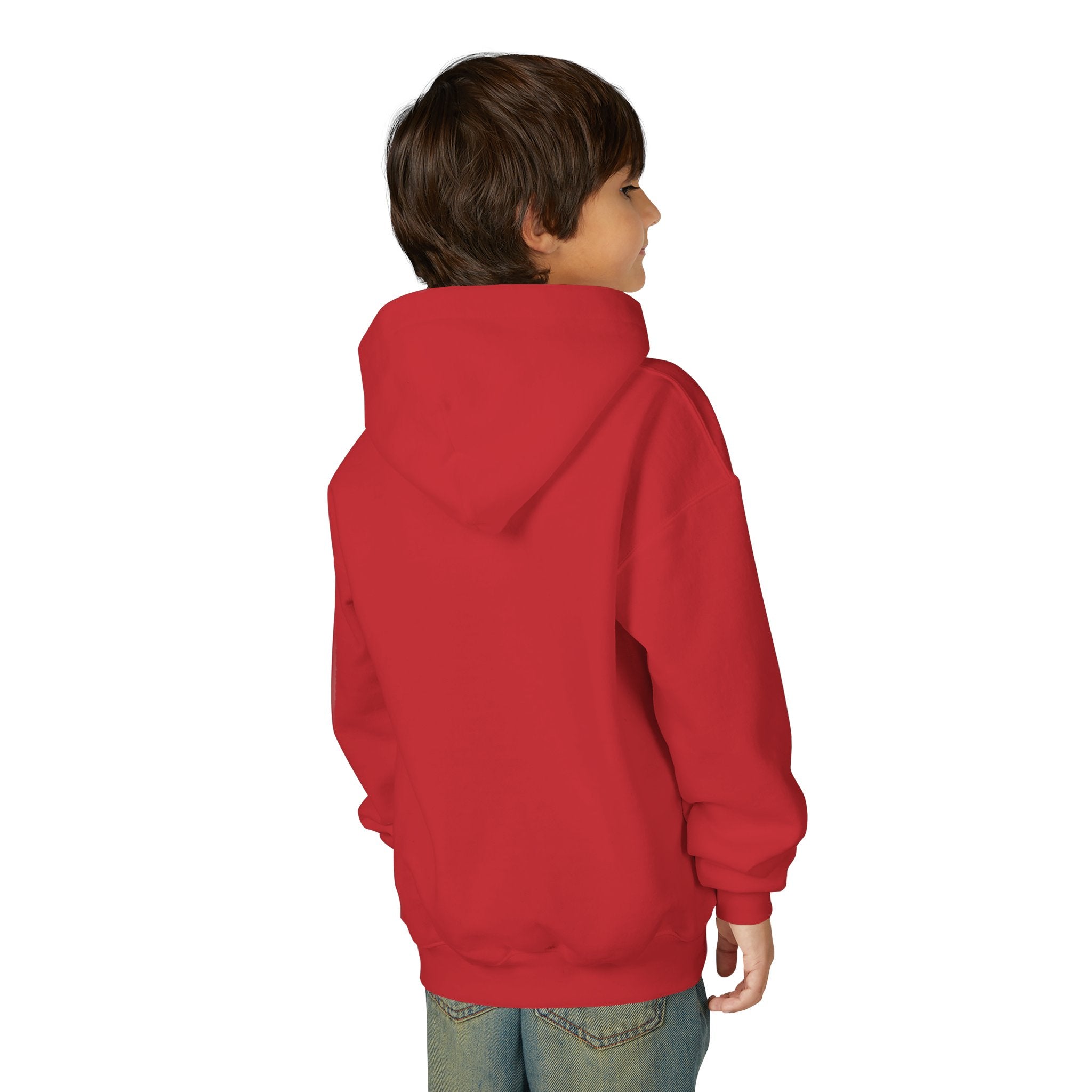 Festive Youth Hooded Sweatshirt with Santa Stitch Design, Holiday Sweatshirt, Christmas Gift, Kids Hoodie, Cute Winter Apparel, [...]