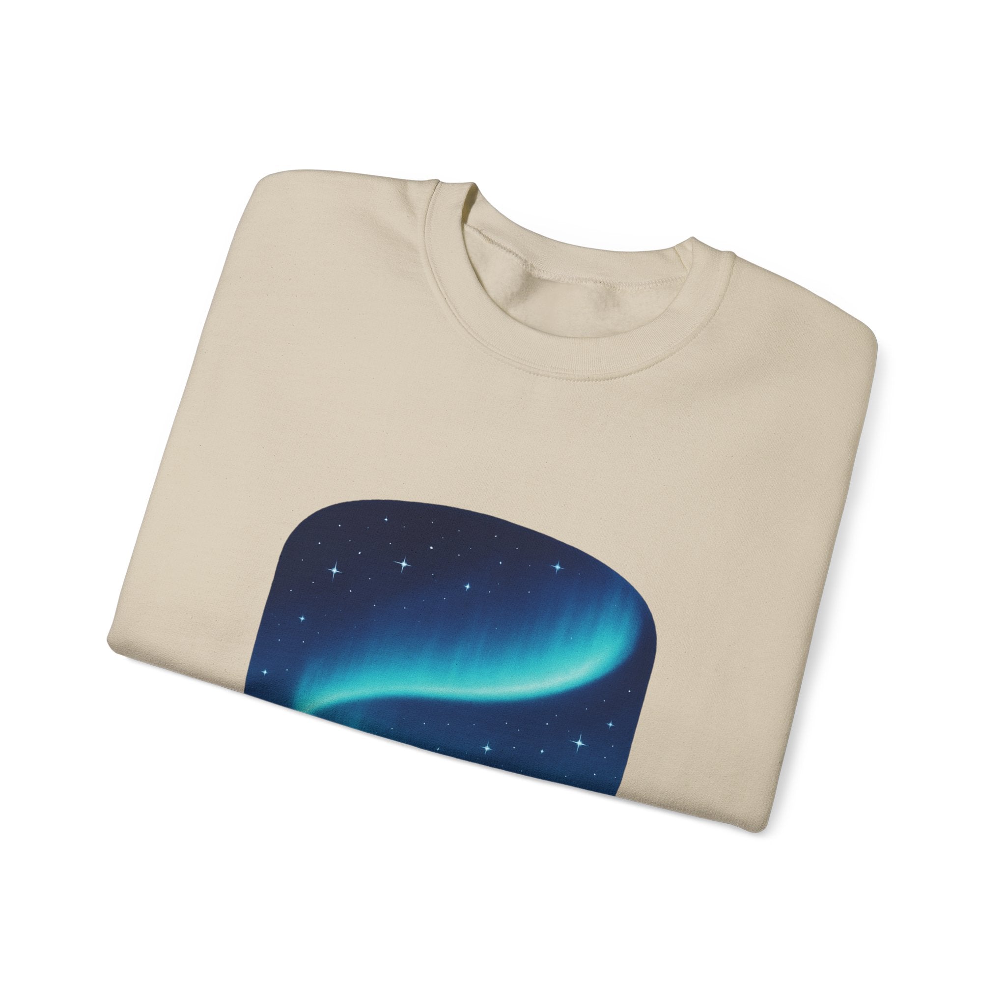 Aurora Night Crewneck Sweatshirt — "A Night to Remember" Graphic