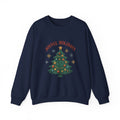 Holiday Crewneck Sweatshirt – Joyful Holidays Christmas Tree Design
