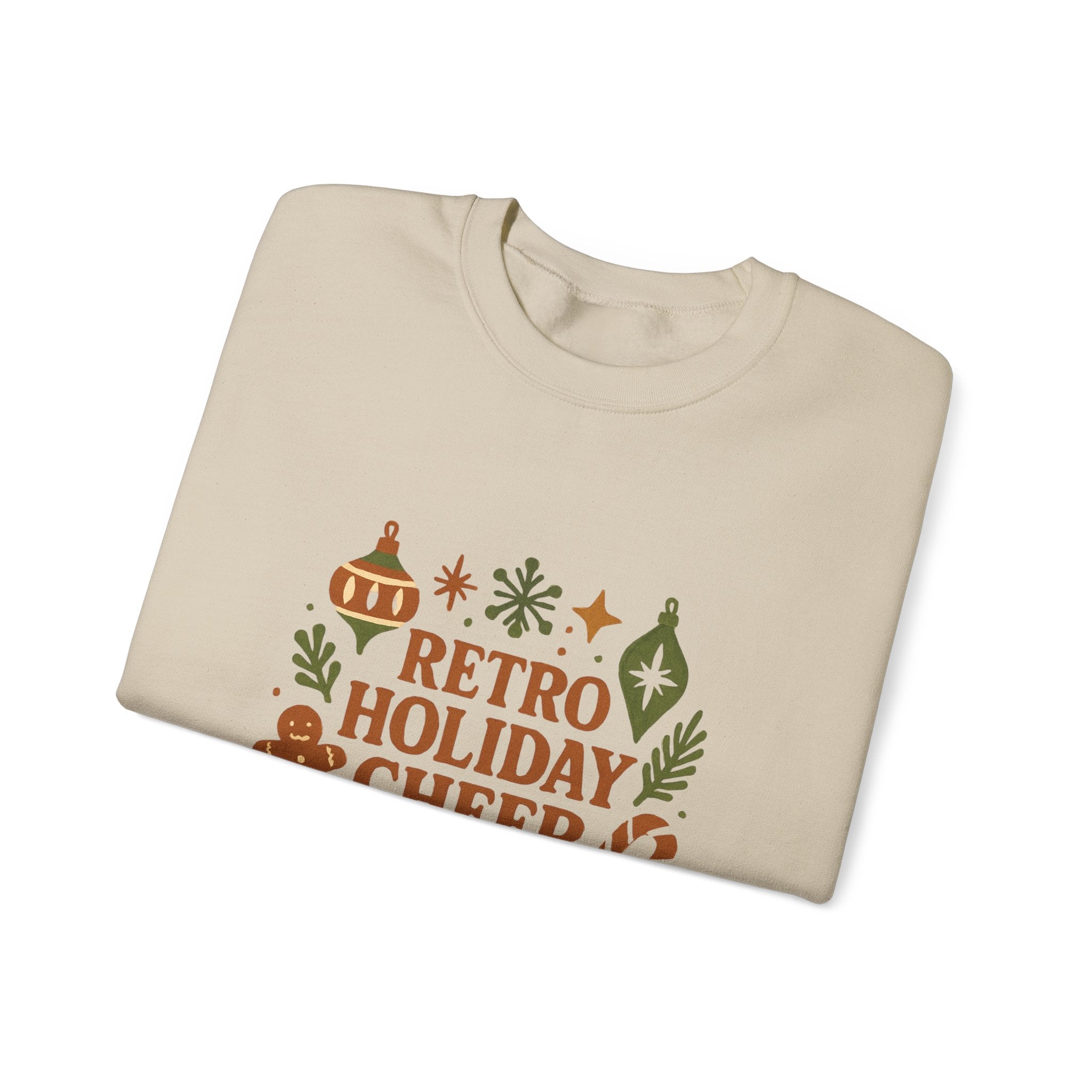 Holiday Sweatshirt — Retro Holiday Cheer Crewneck