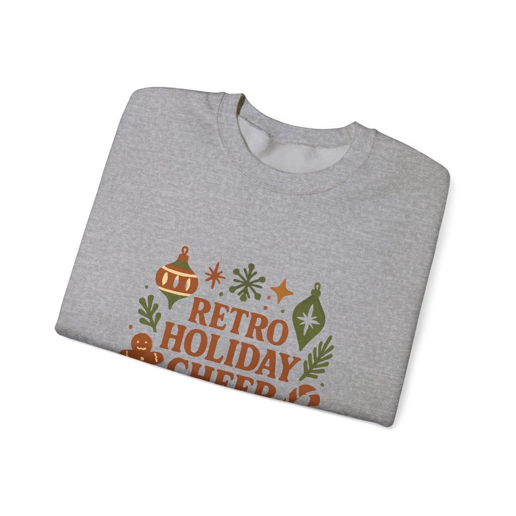 Holiday Sweatshirt — Retro Holiday Cheer Crewneck