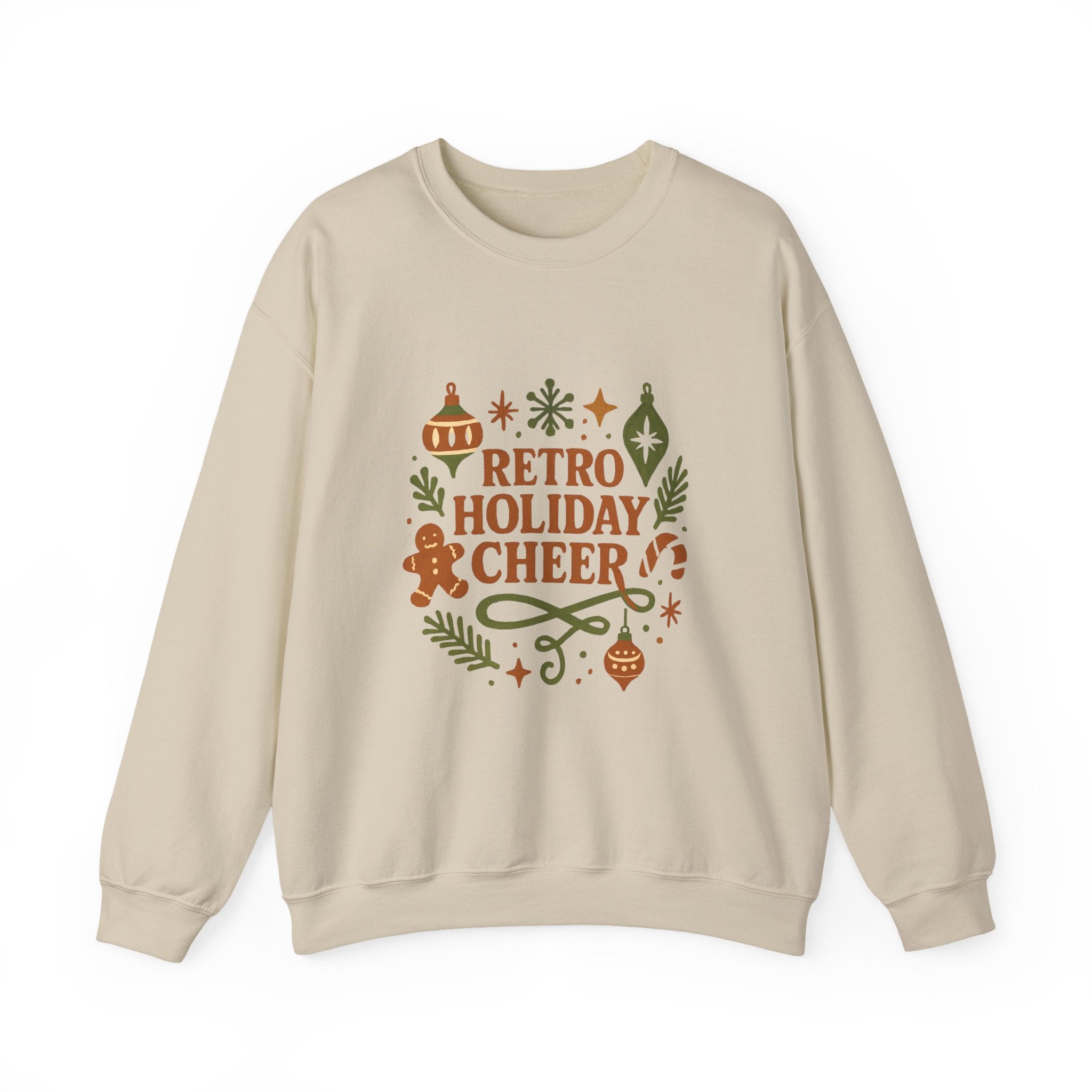 Holiday Sweatshirt — Retro Holiday Cheer Crewneck
