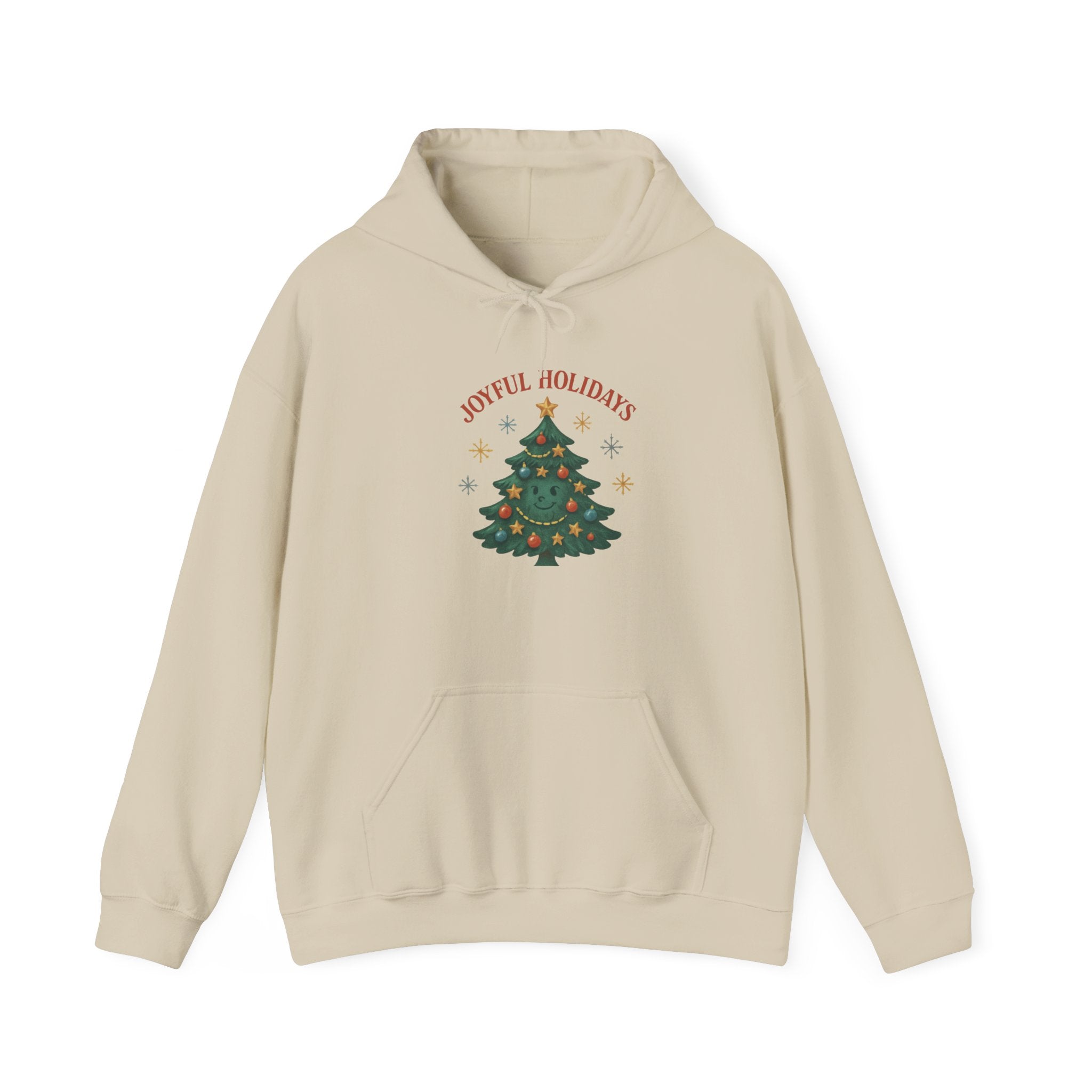 Christmas Tree Hoodie with "Joy Days" Holiday Graphic