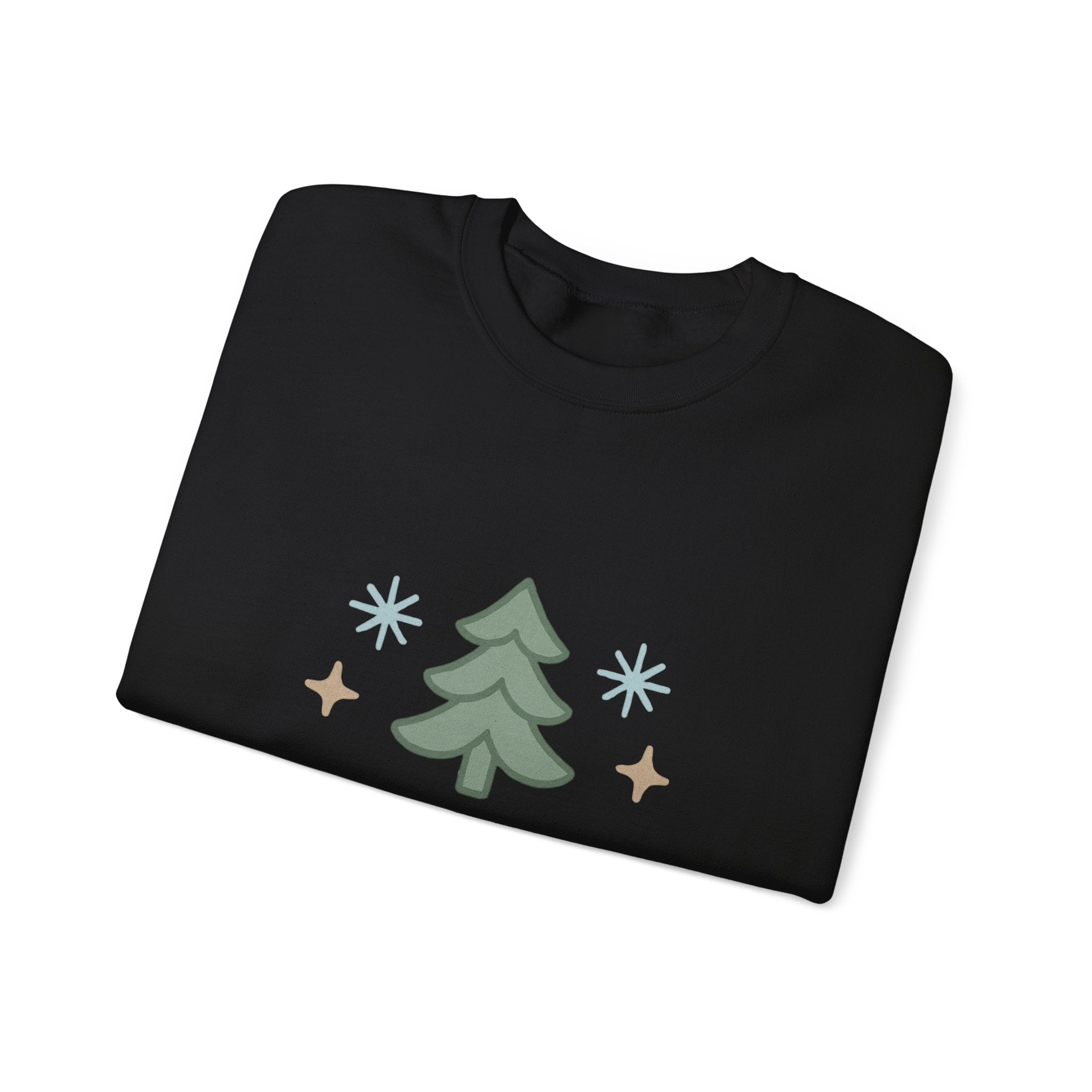 Holiday Kindness Sweatshirt — "Kindness is the Holiday Spirit" Christmas Tree Crewneck