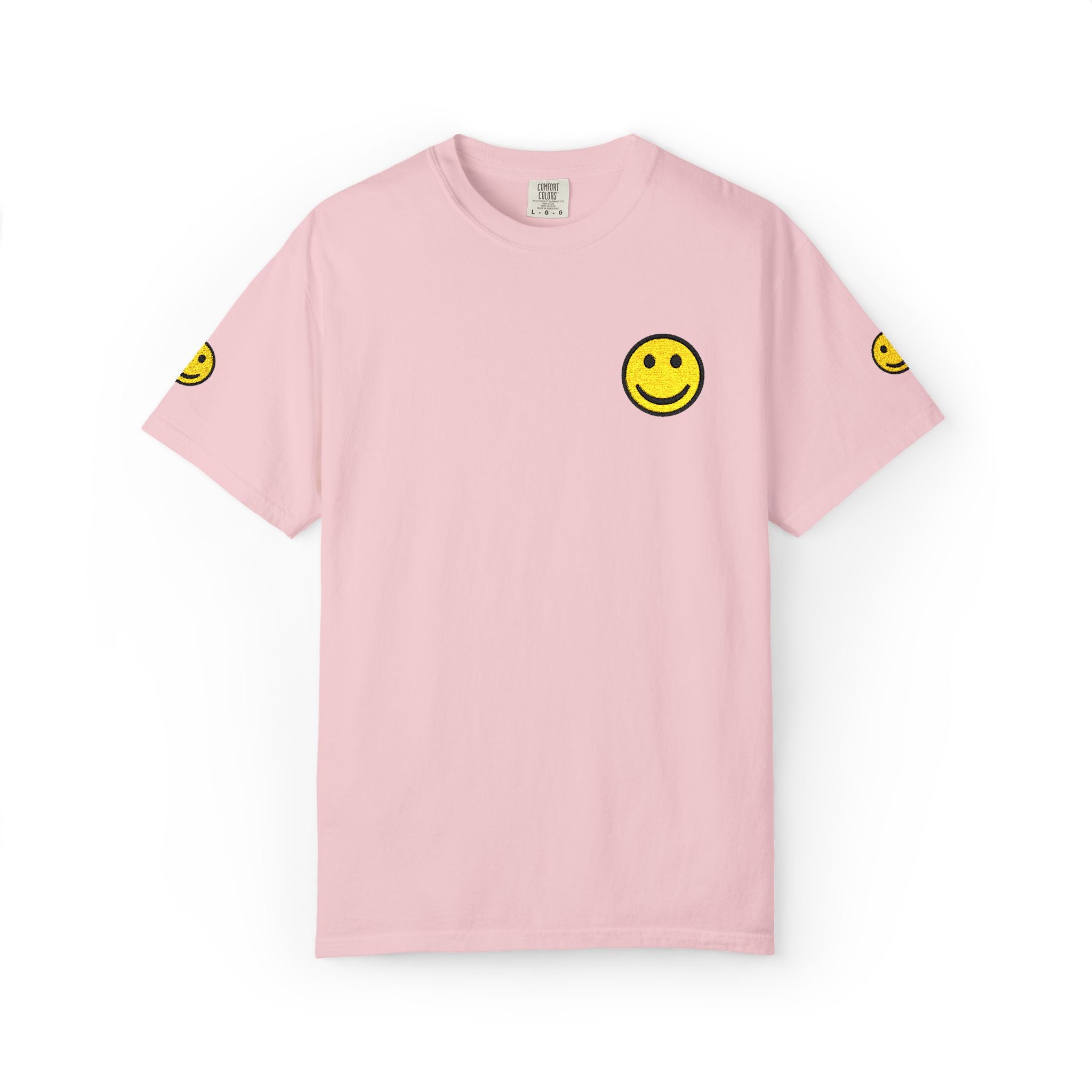 Smiley Face Unisex Garment-Dyed T-shirt