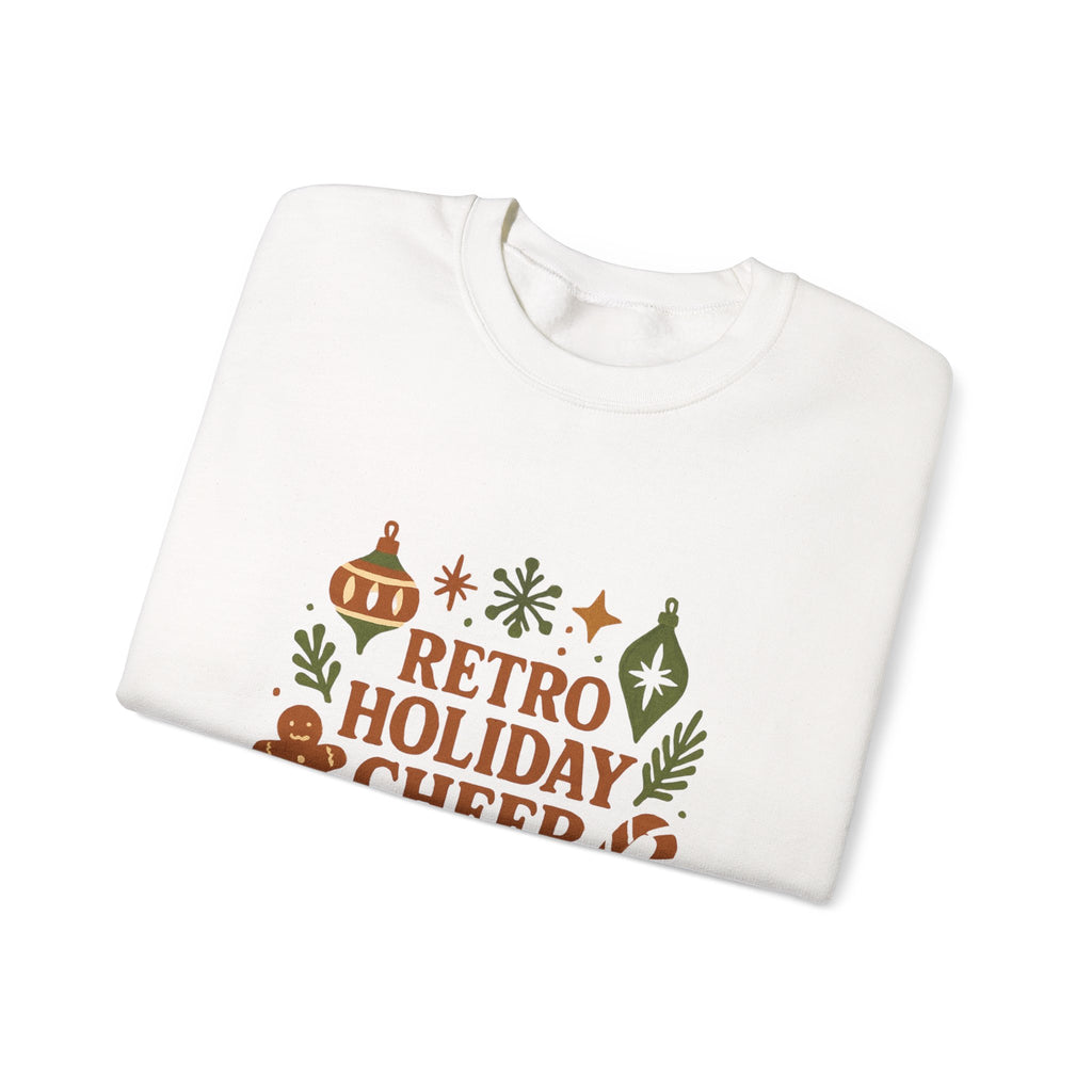 Holiday Sweatshirt — Retro Holiday Cheer Crewneck