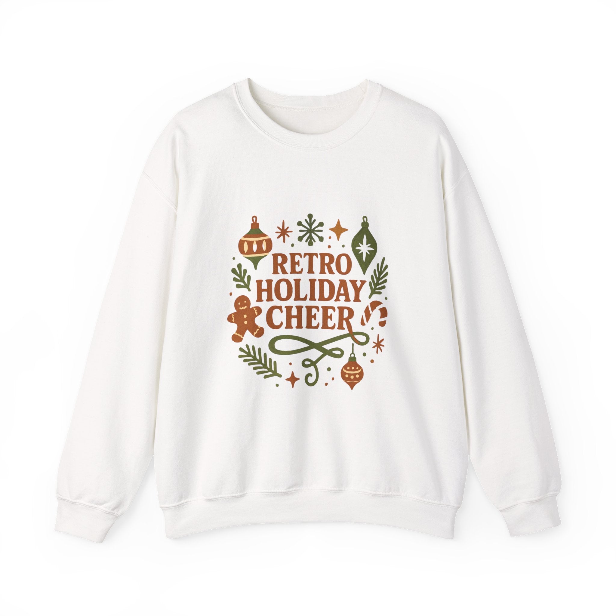 Holiday Sweatshirt — Retro Holiday Cheer Crewneck