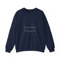 Crewneck Sweatshirt - "Essential Elegance" Minimalist White Luxe Pullover