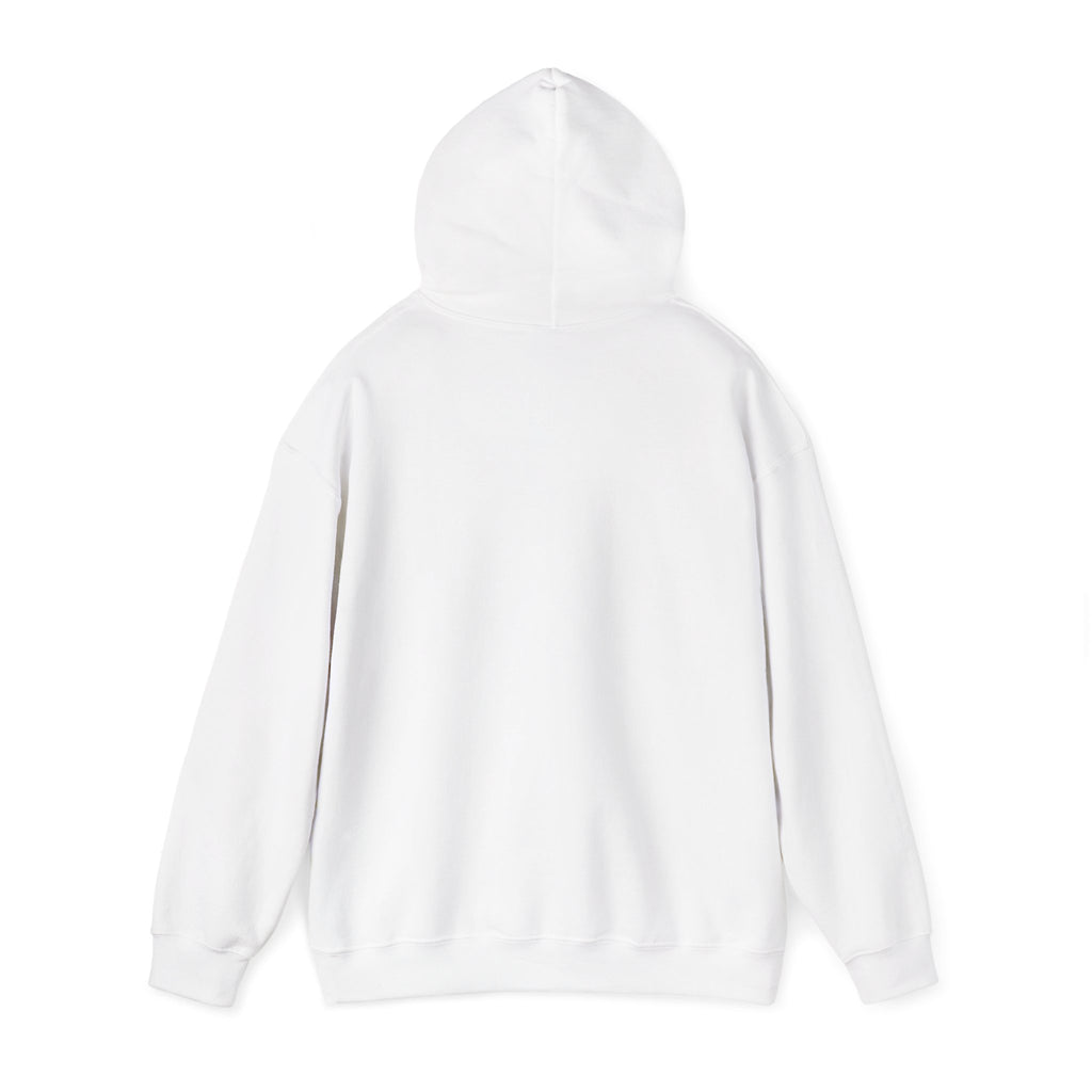 Iridescent Chrome Text Hoodie | futurist gradients, liquid metal print