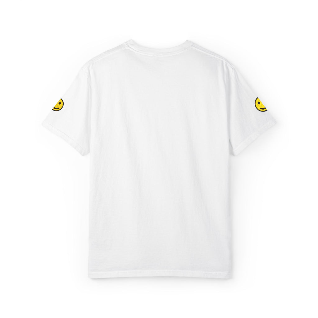 Smiley Face Unisex Garment-Dyed T-shirt