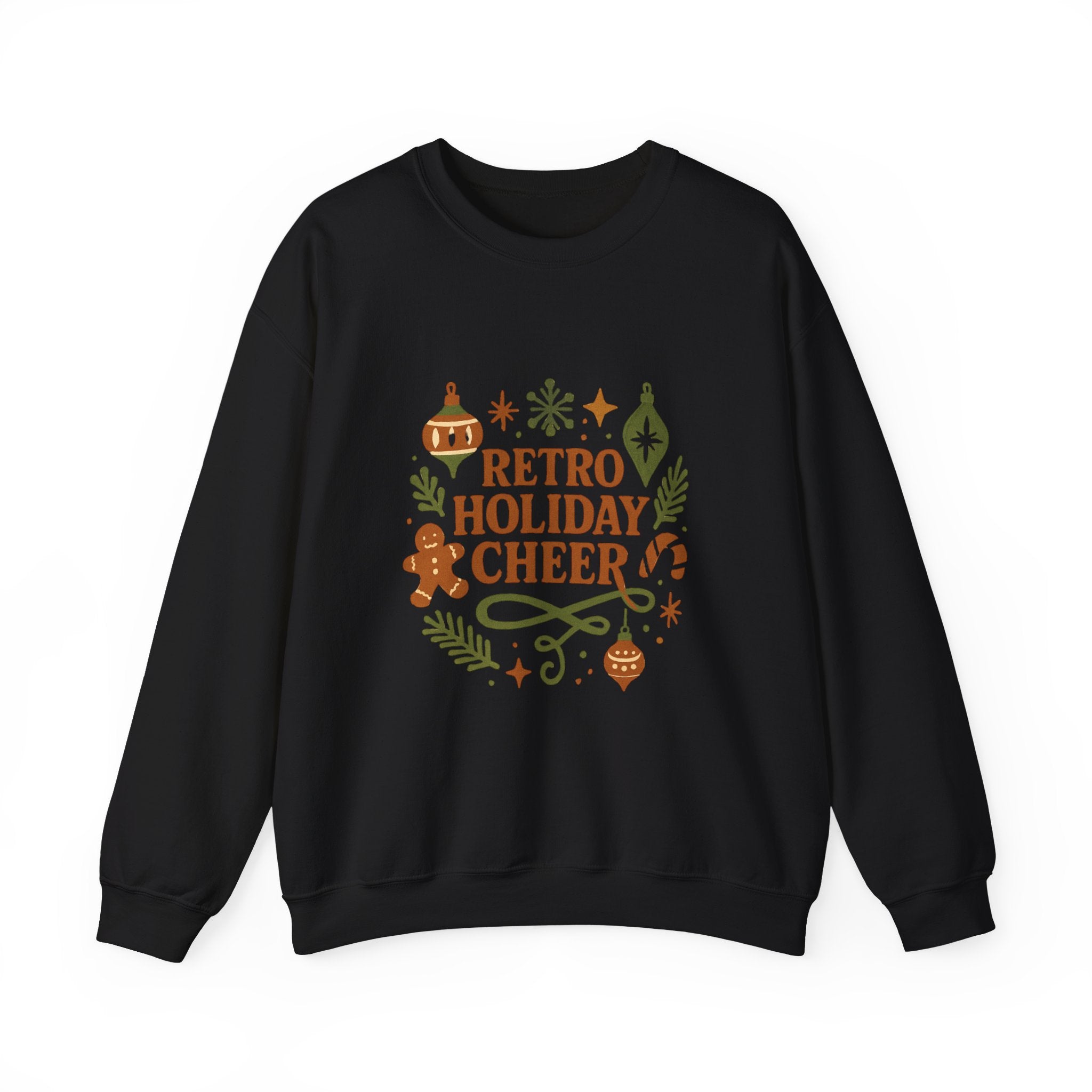 Holiday Sweatshirt — Retro Holiday Cheer Crewneck